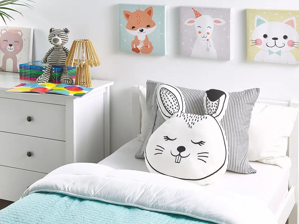 Shop Beliani Lasten Tyyny Kani 53 X 43 Cm Musta/Valkoinen Kanpur