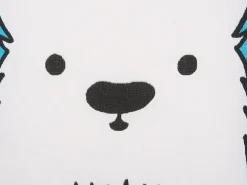 New Beliani Lasten Tyyny Karhu 45 X 45 Cm Sininen Waranasi