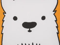 Fashion Beliani Lasten Tyyny Karhu 45 X 45 Cm Oranssi Waranasi