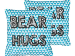 Online Beliani Lasten Tyyny 2Kpl 40 X 40 Cm Sininen Radzkot