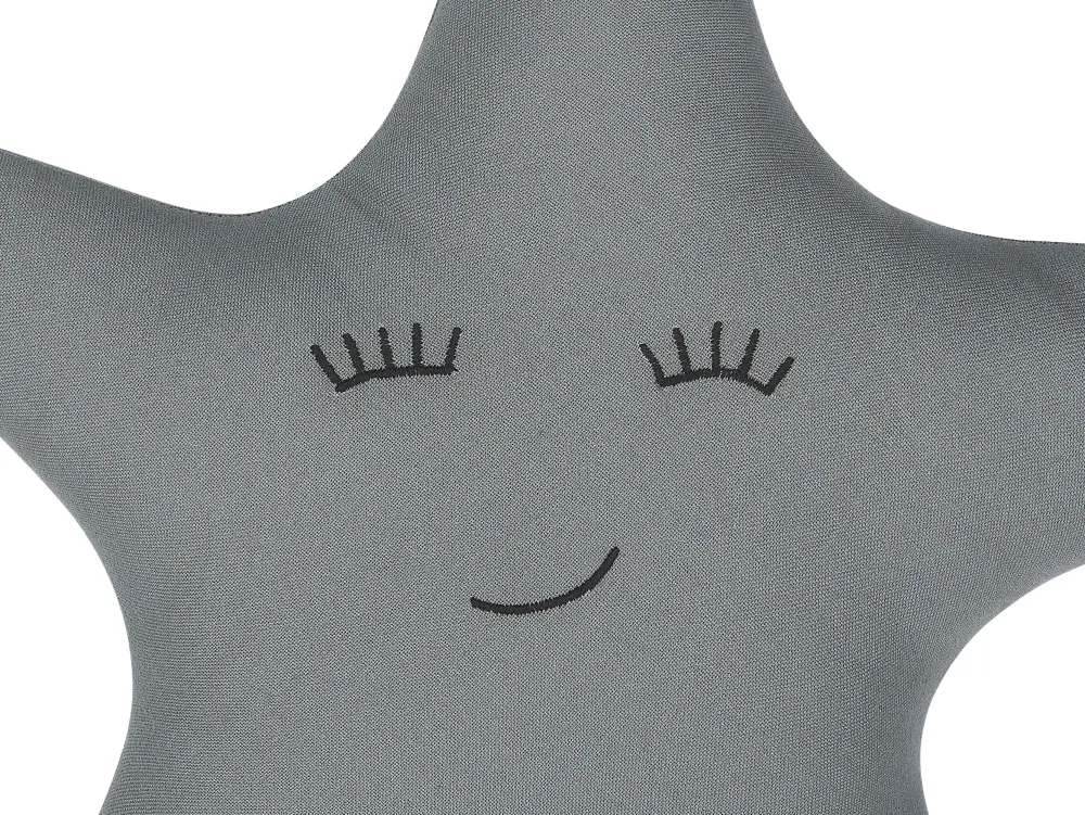 Outlet Beliani Lasten Tyyny Tahti 40 X 40 Cm Harmaa Bhopal