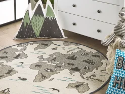 Lastenhuone<Beliani Lasten Tyyny Vuoret 60 X 50 Cm Vihrea/Musta Indore