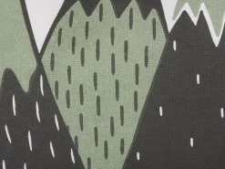 Lastenhuone<Beliani Lasten Tyyny Vuoret 60 X 50 Cm Vihrea/Musta Indore