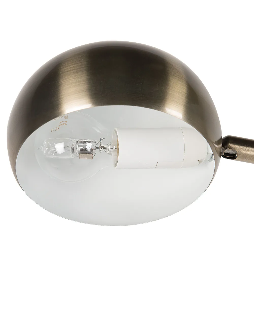 Valaisimet<Beliani Lattiavalaisin 5 Polttimoa Metalli Kulta Flinders