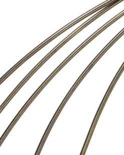 Valaisimet<Beliani Lattiavalaisin 5 Polttimoa Metalli Kulta Flinders