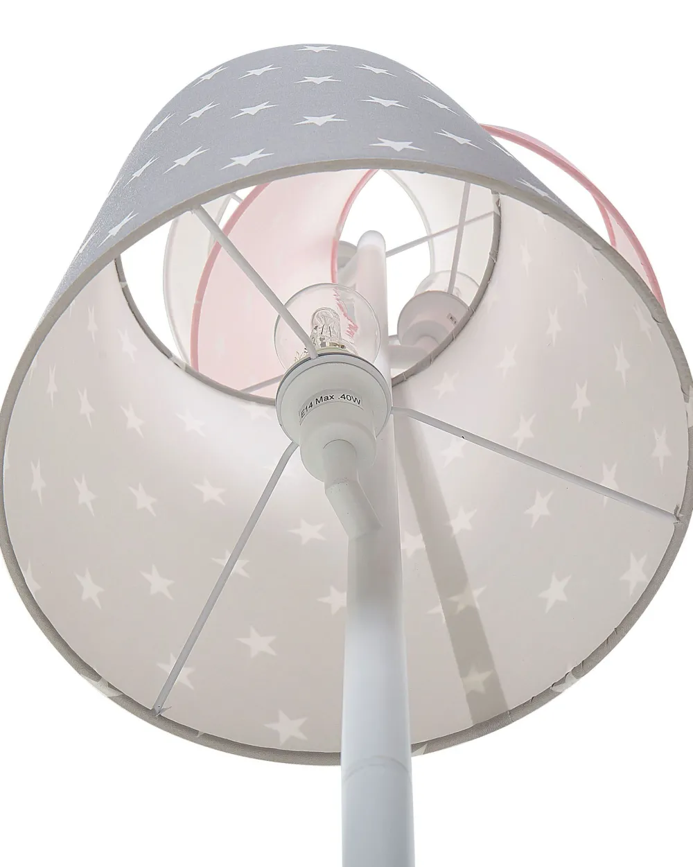 Valaisimet<Beliani Lattiavalaisin 3 Polttimoa Metalli Monivarinen Rio Grande