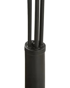 New Beliani Lattiavalaisin 5 Polttimoa Rauta Musta Anbesa