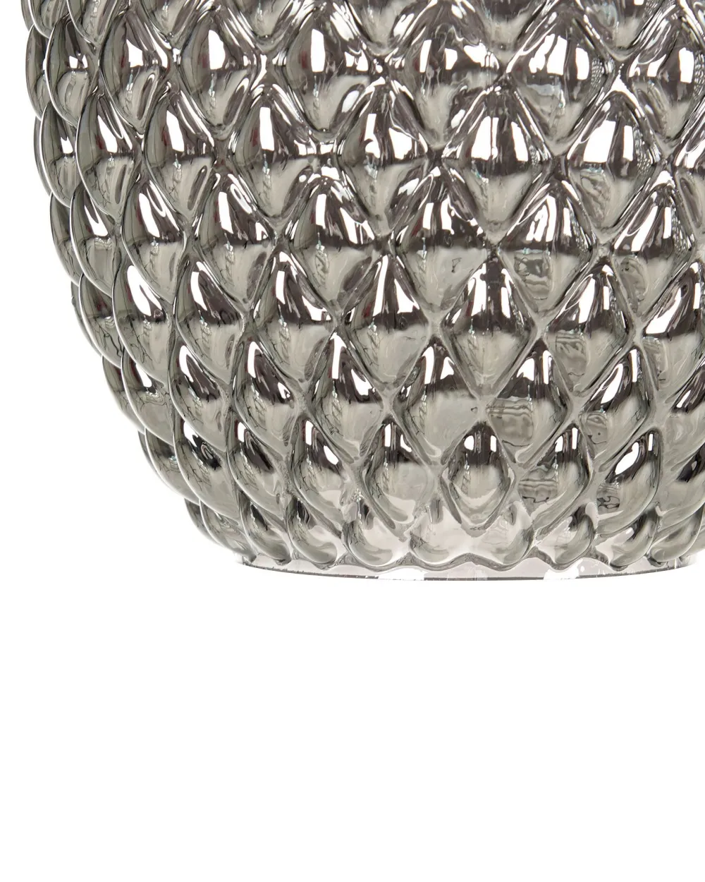 Valaisimet<Beliani Lattiavalaisin 2 Polttimoa Lasi Harmaa Sherry