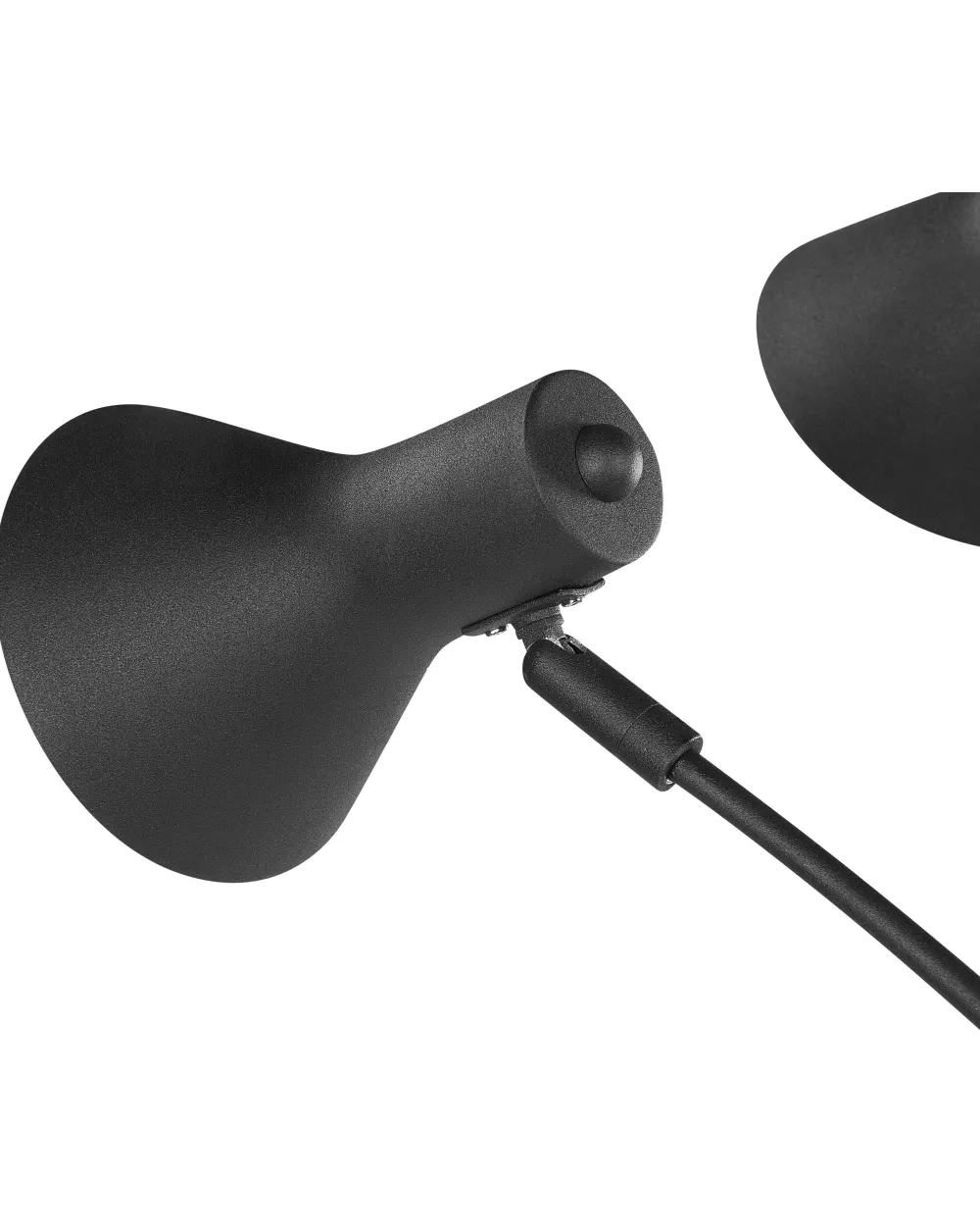 Valaisimet<Beliani Lattiavalaisin 5 Polttimoa Metalli Musta Baraga