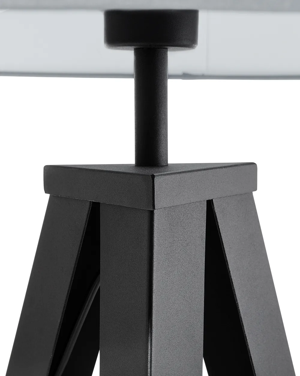 Valaisimet<Beliani Lattiavalaisin Metalli Harmaa Stiletto