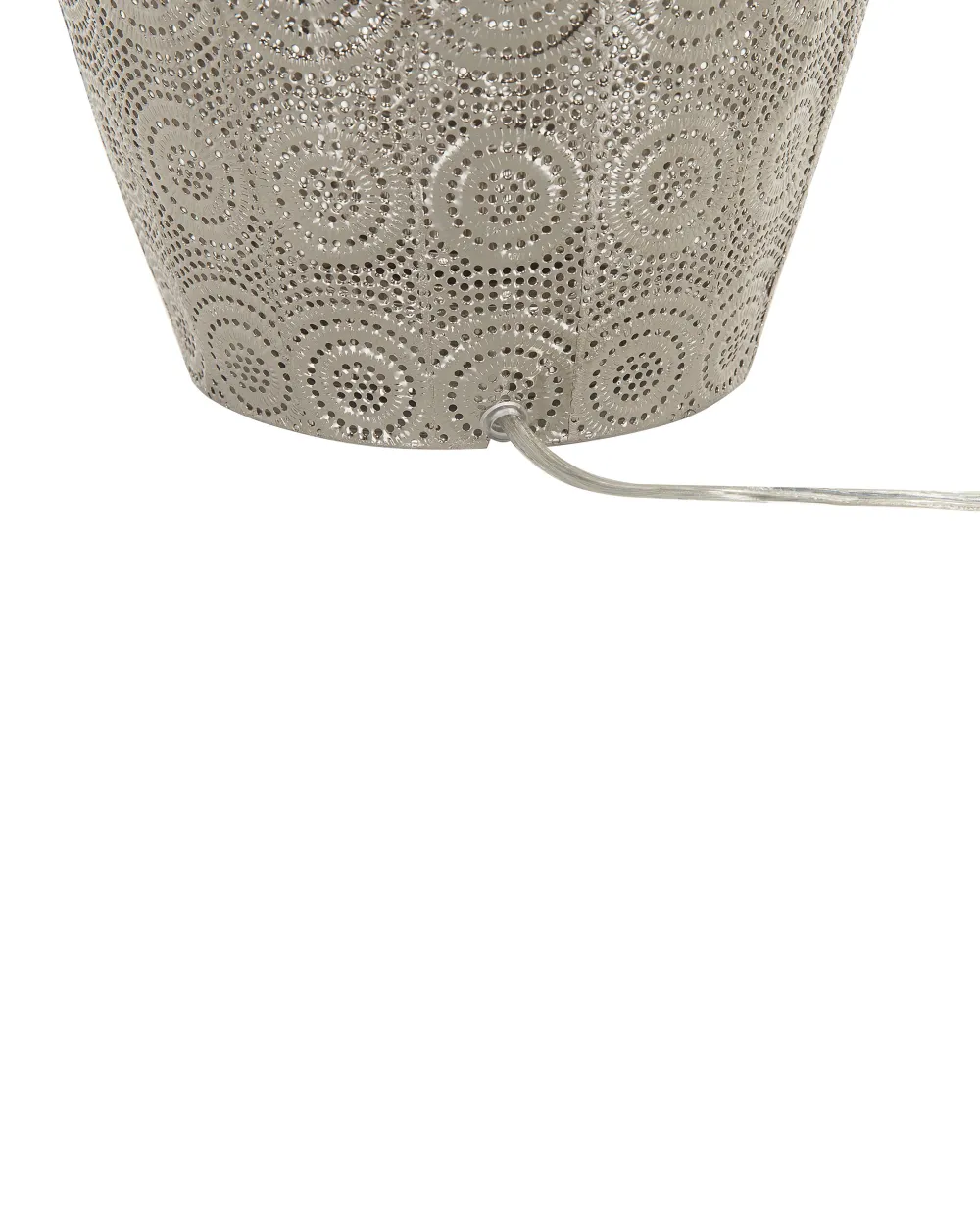 Shop Beliani Lattiavalaisin Metalli Hopea Maringa