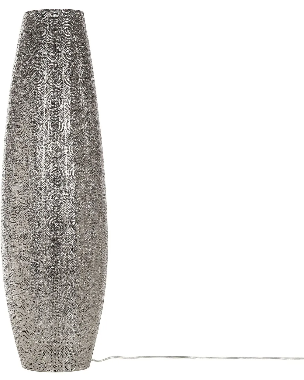 Shop Beliani Lattiavalaisin Metalli Hopea Maringa