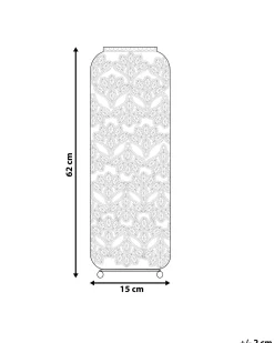 Valaisimet<Beliani Lattiavalaisin Metalli Hopea Volta