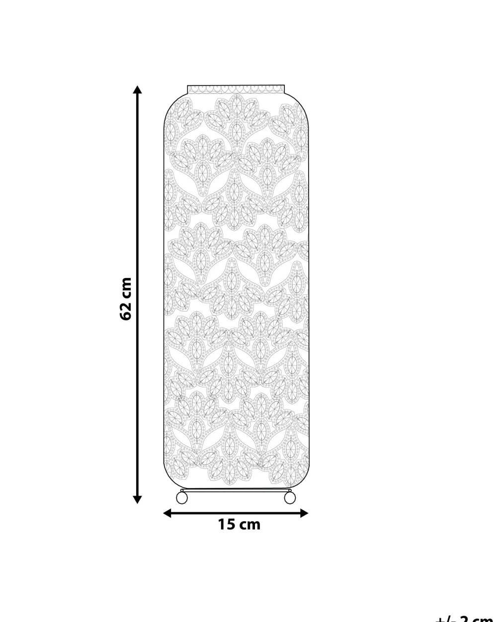 Valaisimet<Beliani Lattiavalaisin Metalli Hopea Volta