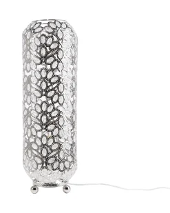 Valaisimet<Beliani Lattiavalaisin Metalli Hopea Volta