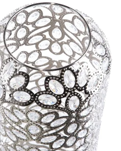 Valaisimet<Beliani Lattiavalaisin Metalli Hopea Volta