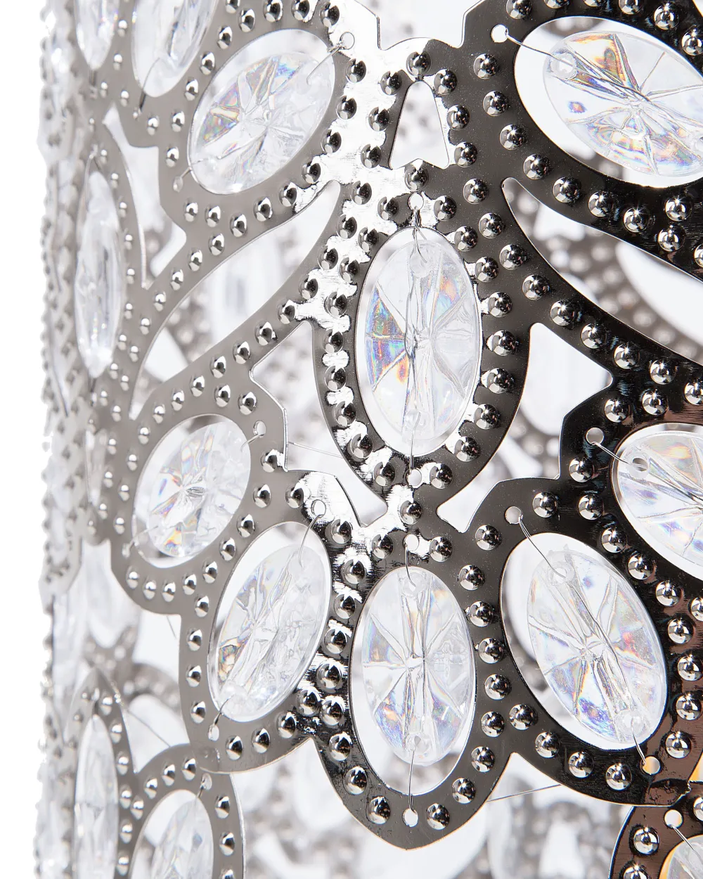 Valaisimet<Beliani Lattiavalaisin Metalli Hopea Volta