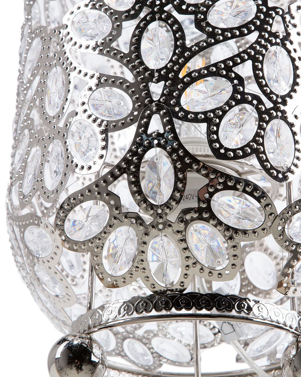 Valaisimet<Beliani Lattiavalaisin Metalli Hopea Volta