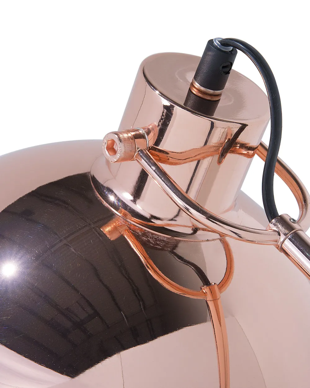 Valaisimet<Beliani Lattiavalaisin Metalli Kupari Dintel