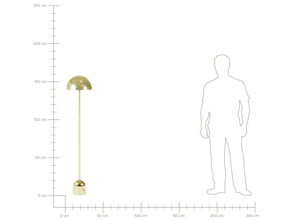Valaisimet<Beliani Lattiavalaisin Metalli Kulta Macasia