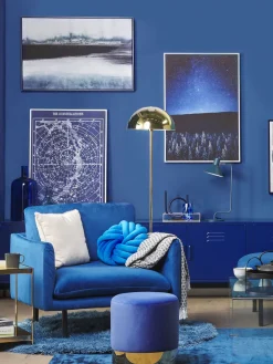 Valaisimet<Beliani Lattiavalaisin Metalli Kulta Macasia