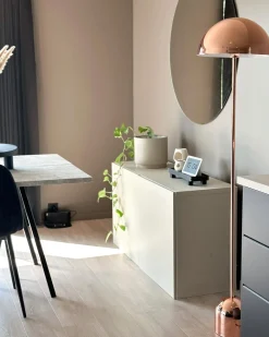 Valaisimet<Beliani Lattiavalaisin Metalli Kupari Macasia