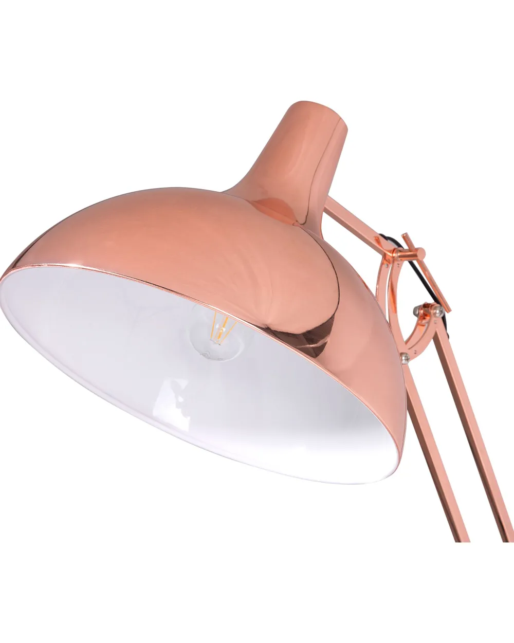 Valaisimet<Beliani Lattiavalaisin Metalli Kupari Parana