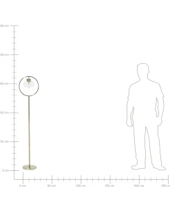 Cheap Beliani Lattiavalaisin Metalli Kulta Severn