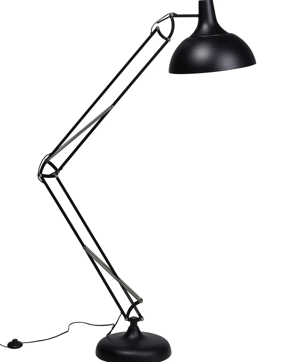 Valaisimet<Beliani Lattiavalaisin Metalli Musta Parana