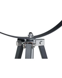 Discount Beliani Lattiavalaisin Metalli Musta/Kulta Thames Ii