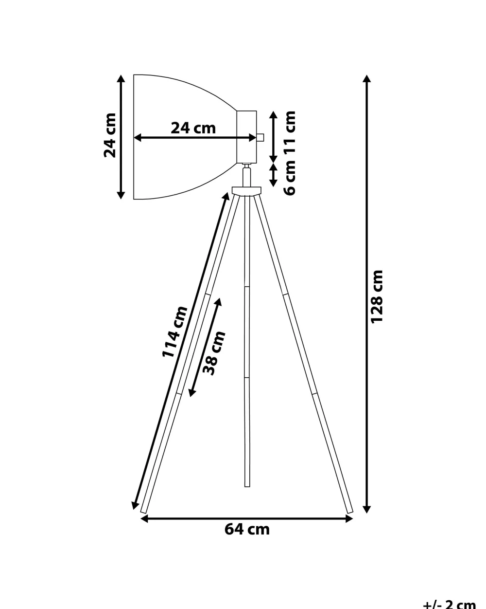 Lastenhuone<Beliani Lattiavalaisin Metalli Musta Tamega