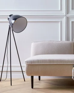 Lastenhuone<Beliani Lattiavalaisin Metalli Musta Tamega