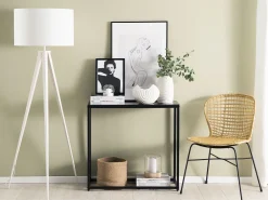 Valaisimet<Beliani Lattiavalaisin Metalli Valkoinen Stiletto