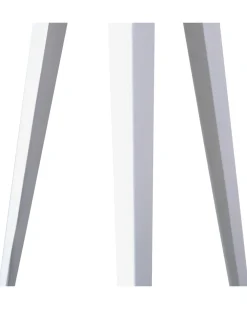 Valaisimet<Beliani Lattiavalaisin Metalli Valkoinen Stiletto