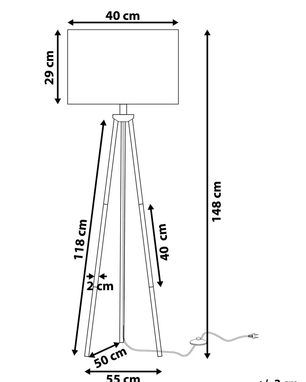 Valaisimet<Beliani Lattiavalaisin Metalli Valkoinen/Kulta Vistula