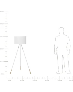 New Beliani Lattiavalaisin Metalli Valkoinen Tobol