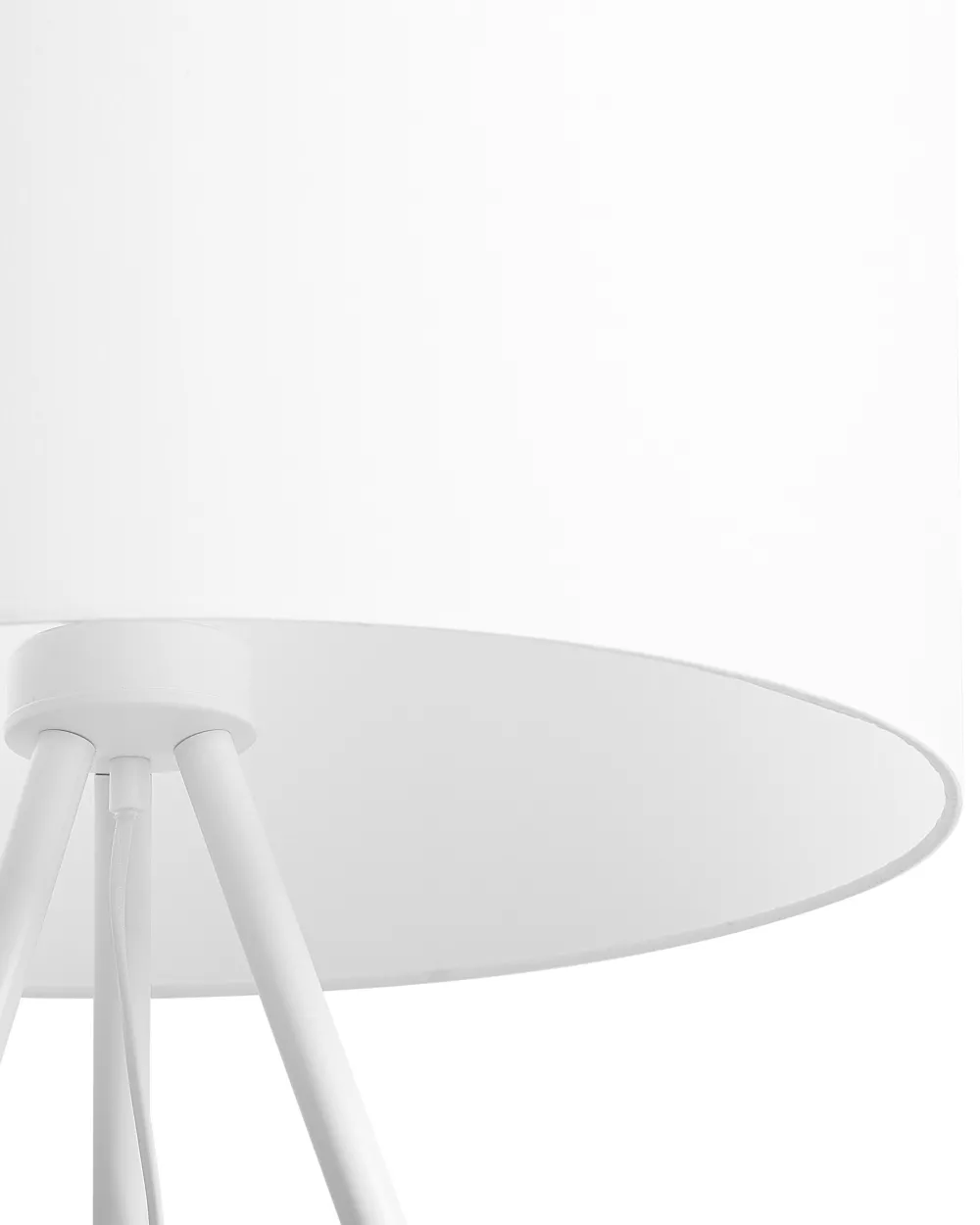 New Beliani Lattiavalaisin Metalli Valkoinen Tobol