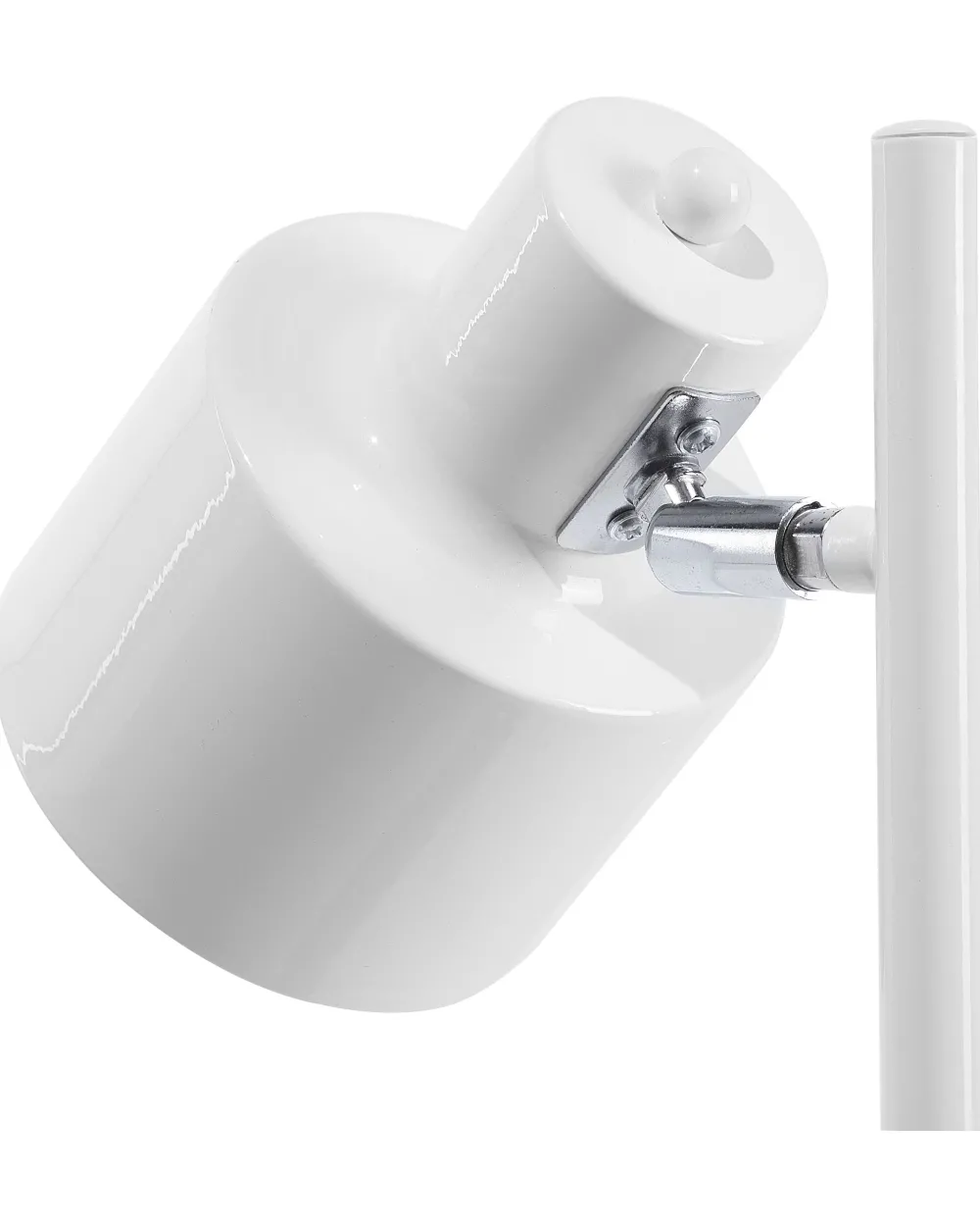 Valaisimet<Beliani Lattiavalaisin Metalli Valkoinen Corbones