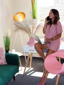 Fashion Beliani Lattiavalaisin Metalli Valkoinen/Kulta Thames