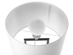 Valaisimet<Beliani Lattiavalaisin Metalli Valkoinen Remus