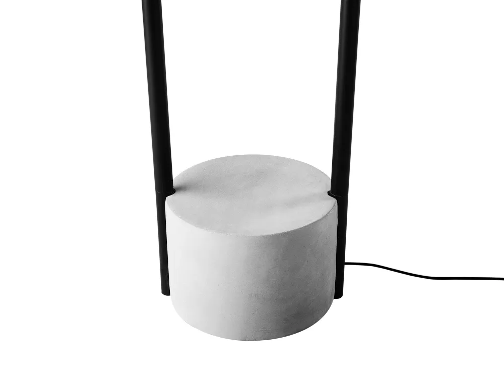 Valaisimet<Beliani Lattiavalaisin Metalli Valkoinen Remus