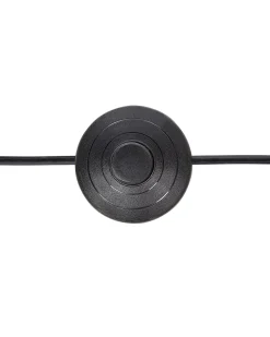 Fashion Beliani Lattiavalaisin Paperi/Metalli Valkoinen/Musta Hunter