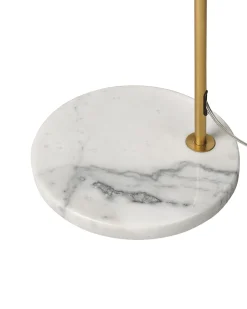 Valaisimet<Beliani Lattiavalaisin Rauta Kulta Mocal