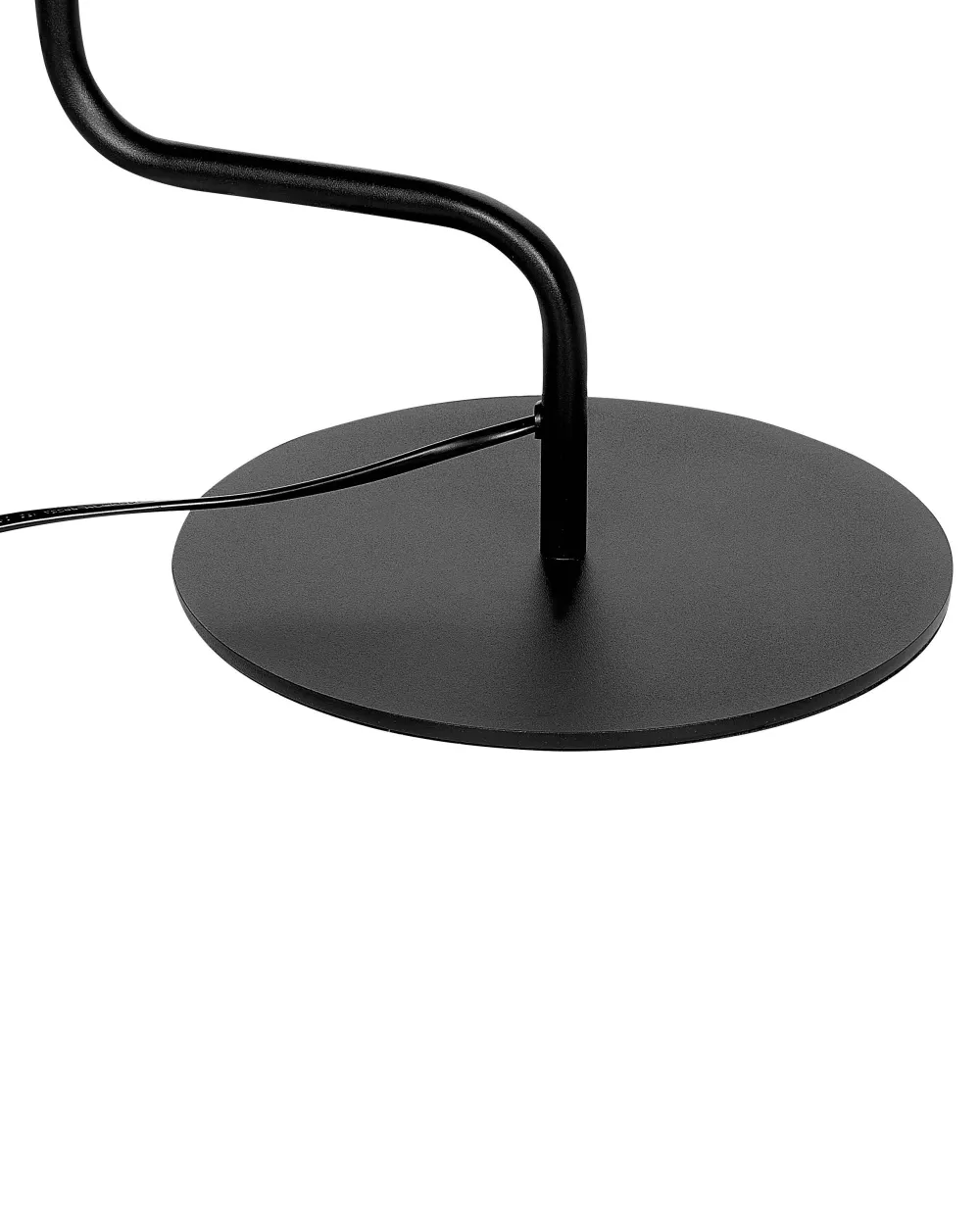 Valaisimet<Beliani Lattiavalaisin Rauta Musta Rimava