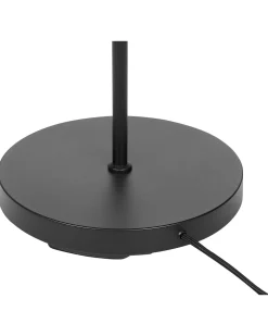 Outlet Beliani Lattiavalaisin Rauta Musta/Hopea Talparo