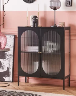 Valaisimet<Beliani Lattiavalaisin Rauta Valkoinen/Musta Torysa