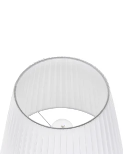 Valaisimet<Beliani Lattiavalaisin Rauta Valkoinen/Musta Torysa