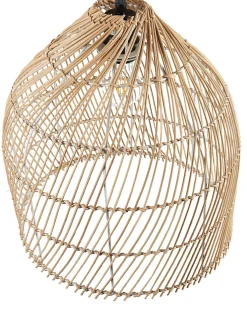 Fashion Beliani Lattiavalaisin Rottinki Luonnonvari/Musta Bernica