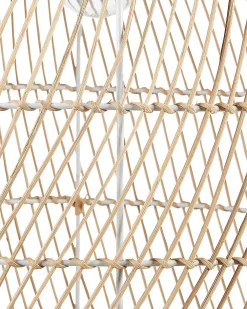 Fashion Beliani Lattiavalaisin Rottinki Luonnonvari/Musta Bernica