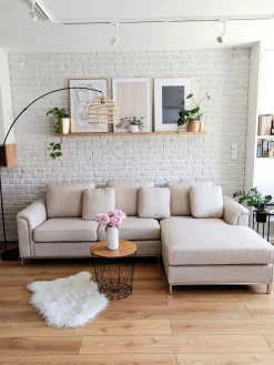 Valaisimet<Beliani Lattiavalaisin Rottinki Luonnonvari/Musta Guaviare